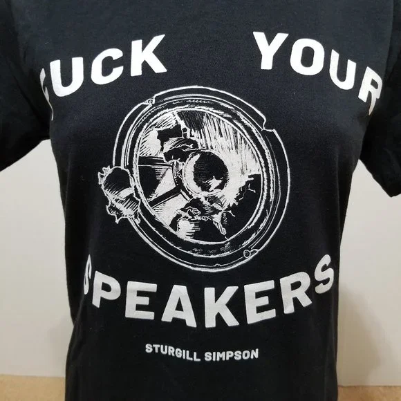 Sturgill Simpson shirt Small Eff Your Speakers graphic band merch - Picture 5 of 10